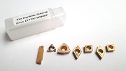 Inserts: 7pc Indexable Carbide 8mm TiN Coated 