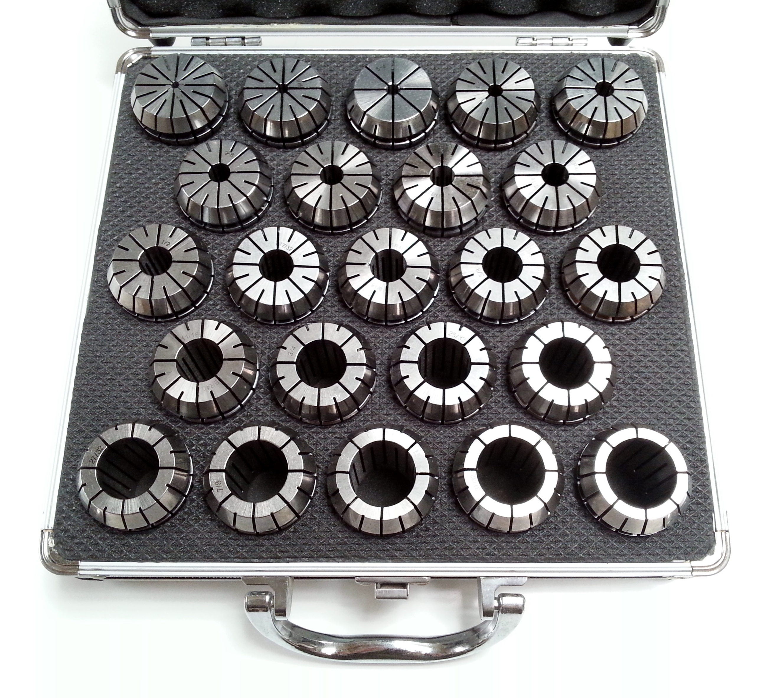 ER40 Collet Set - 23 Piece Metric 4-26mm With Optional Holder