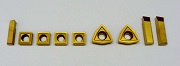 Set of 9pc Inserts for 8mm Indexable Carbide Titanium Coated Tools