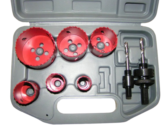 9 pcs Bi-metal Amadeal Hole Saw Set 22-64mm - CLEARANCE
