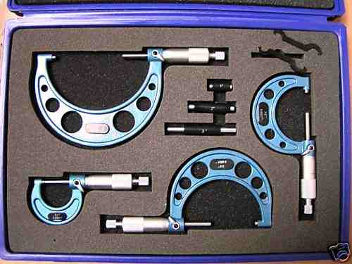Outside Micrometer Set 0-4