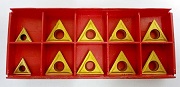 Set of 10 piece TiN coated inserts for 5pcs (Inc. Boring Bar) Indexable Carbide Lathe Tools 12mm set