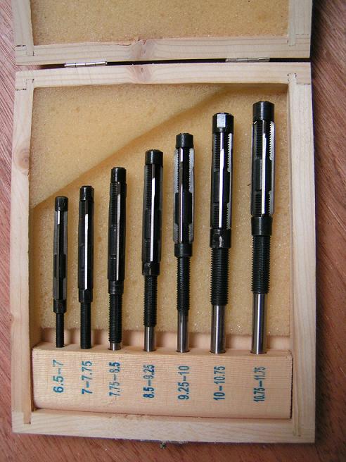 7 HSS Adjustable Hand Reamers (6.5-11.75mm)